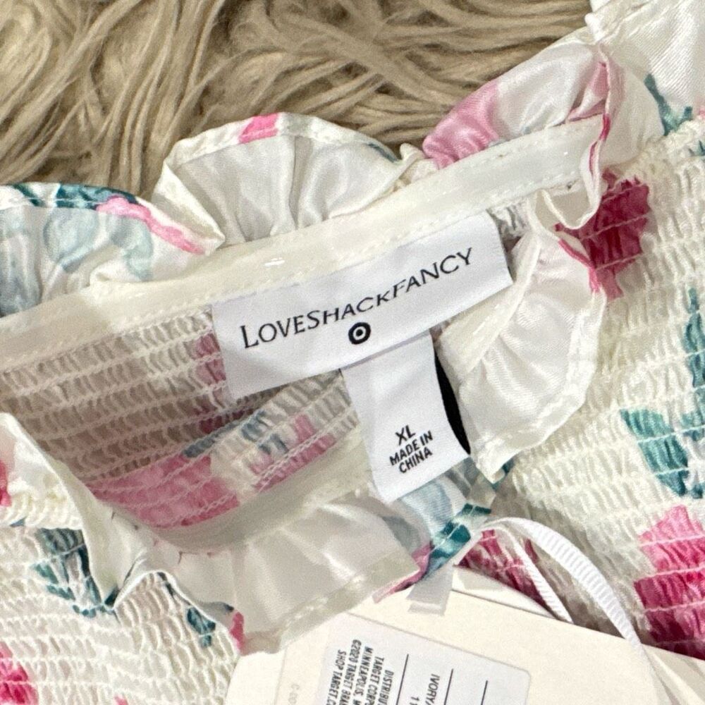 NWT loveshackfancy x target collab tiered floral … - image 4